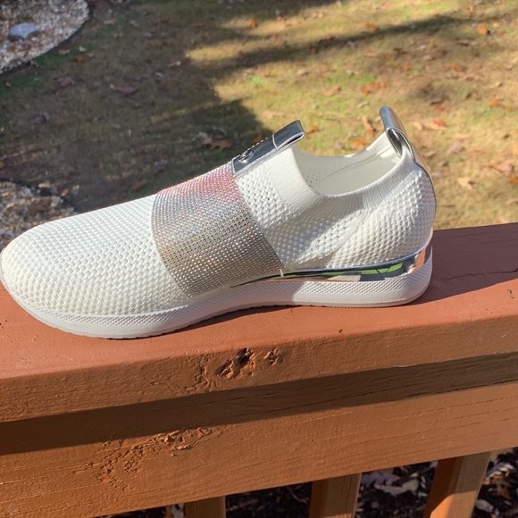 Nine West - Aia Slip On Sneakers Whiteknit – Womens - Picture 8 of 10